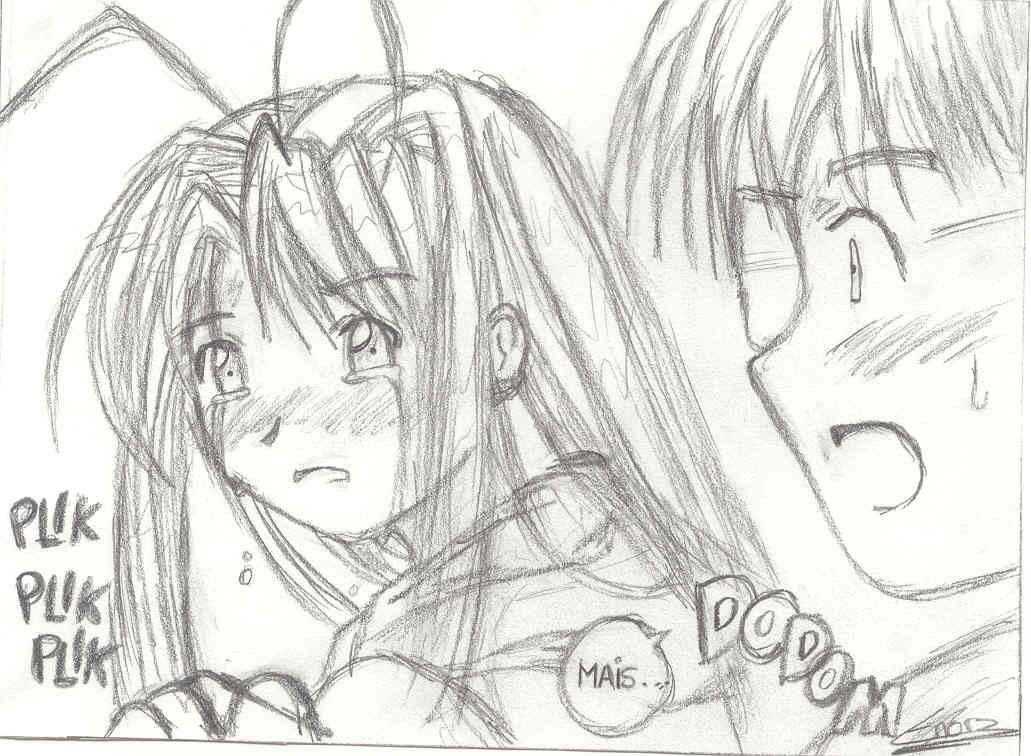 Fonds d'cran Art - Crayon Manga - Love Hina love hina