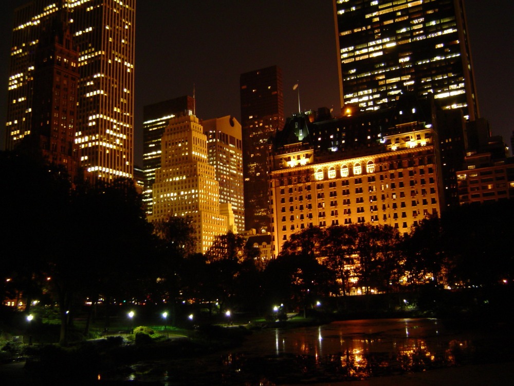 Fonds d'cran Voyages : Amrique du nord Etats-Unis Night shot from Central Park, NY