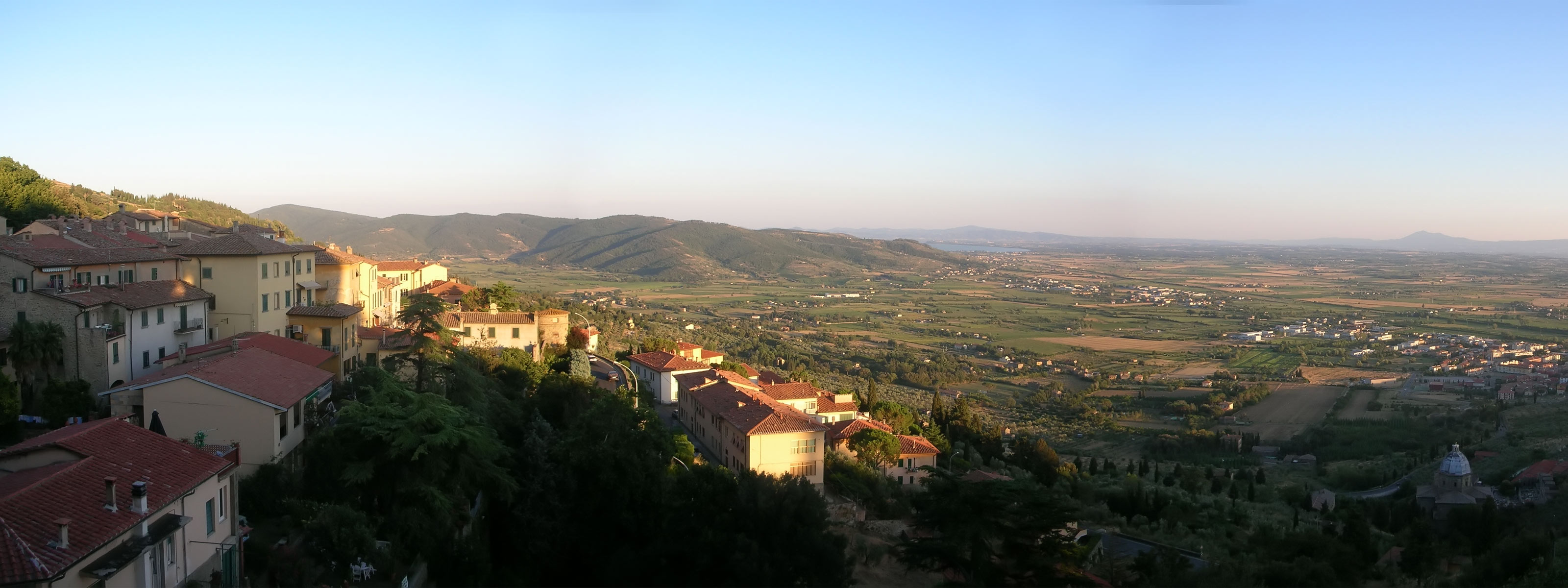 Fonds d'cran Dual Screen Paysages Cortona