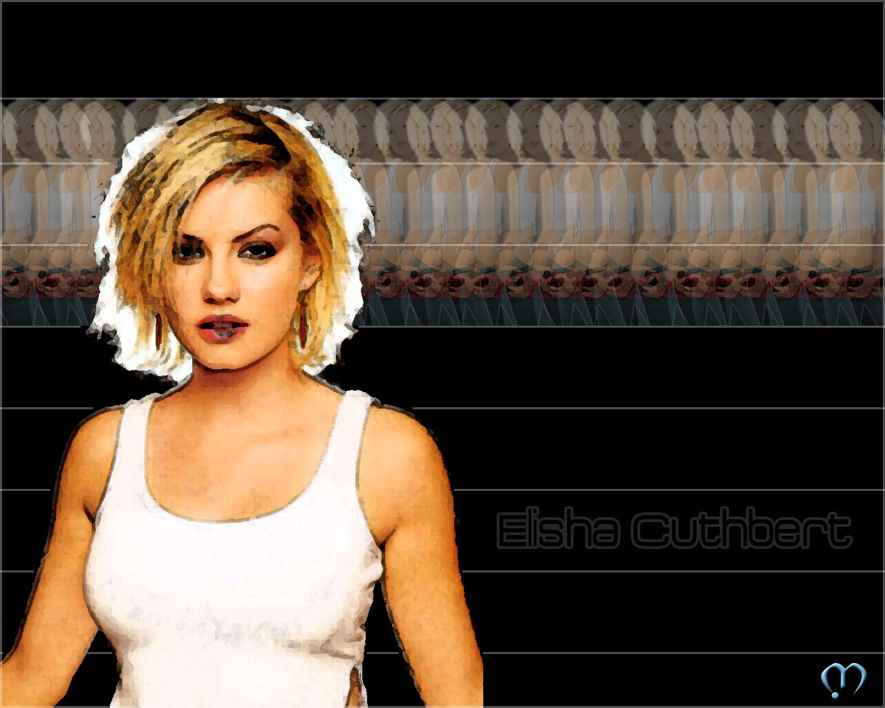 Fonds d'cran Clbrits Femme Elisha Cuthbert Elisha ART