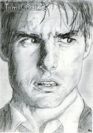 Fonds d'cran Art - Crayon Portraits Tom Cruise