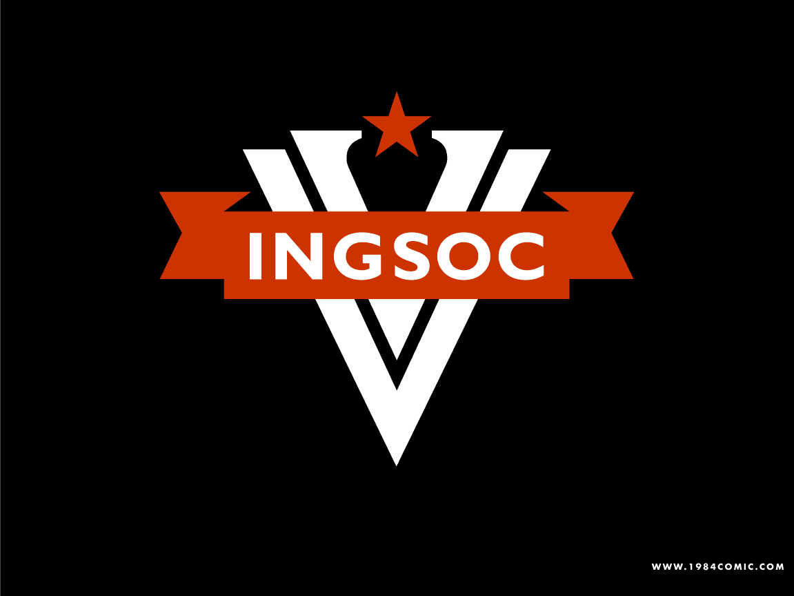 Fonds d'cran Comics et BDs 1984 Logo INGSOC