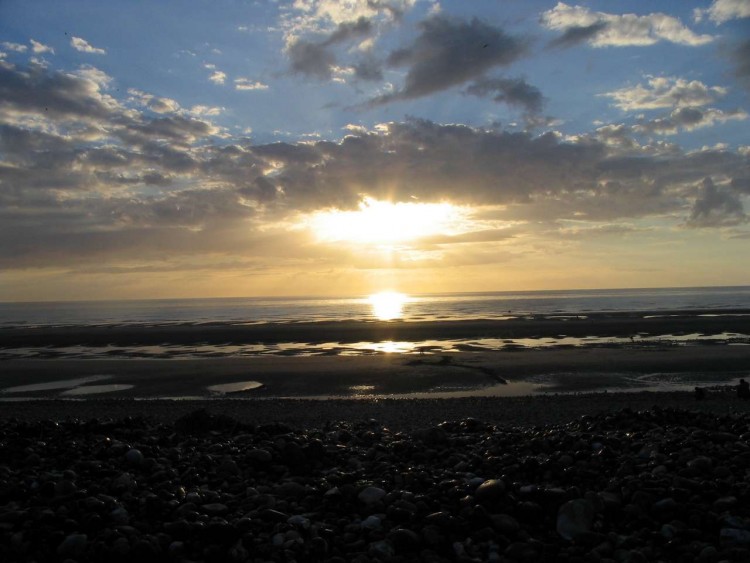 Fonds d'cran Nature Couchers et levers de Soleil Coucher de soleil  Cayeux sur mer