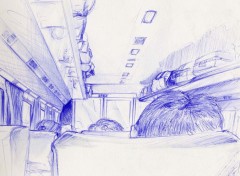 Wallpapers Art - Pencil Dans le TGV