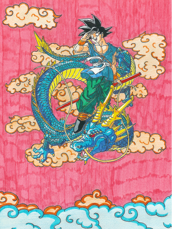 Fonds d'cran Art - Crayon Manga - Dragon Ball Z goku