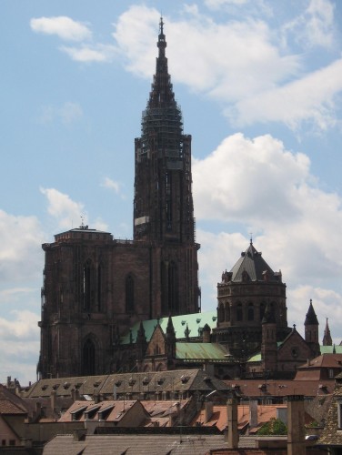 Wallpapers Trips : Europ France > Alsace Vue des toits et de la cathdrale de Strasbourg