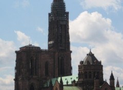 Wallpapers Trips : Europ Vue des toits et de la cathdrale de Strasbourg