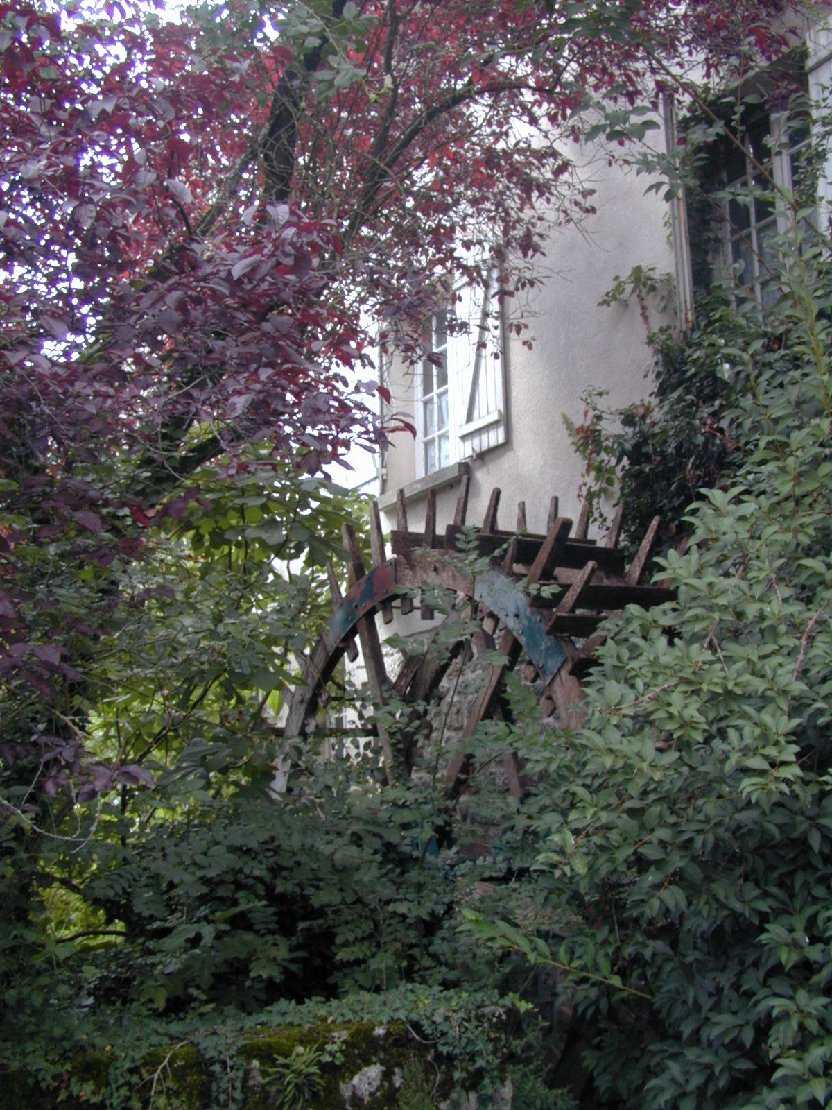 Fonds d'cran Constructions et architecture Moulins - Eoliennes Roue de moulin