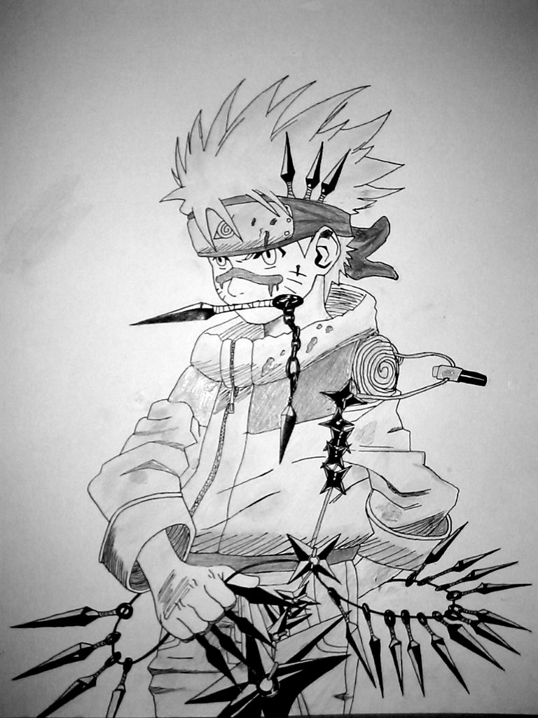 Fonds d'cran Art - Crayon Manga - Naruto naruto