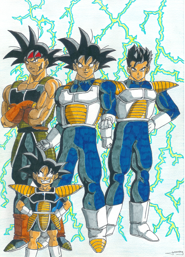 Fonds d'cran Art - Crayon Manga - Dragon Ball Z dbz