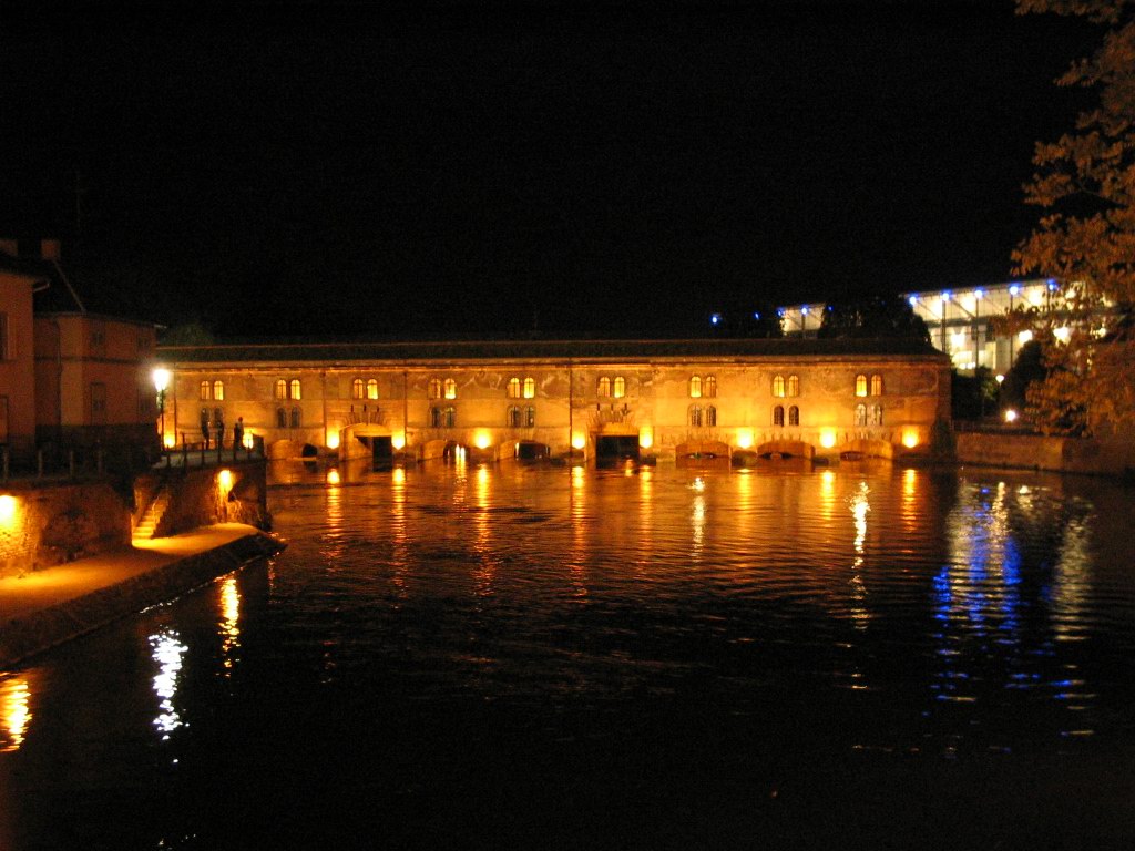 Wallpapers Trips : Europ France > Alsace Strasbourg by night