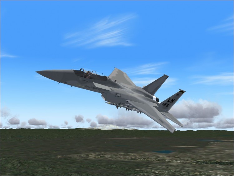 Fonds d'cran Jeux Vido Flight Simulator F15 Eagle