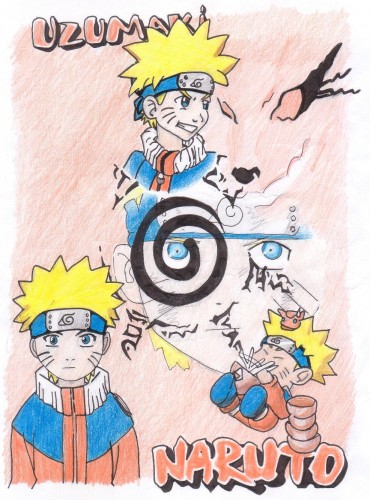 Wallpapers Art - Pencil Manga - Naruto Naruto Medlay