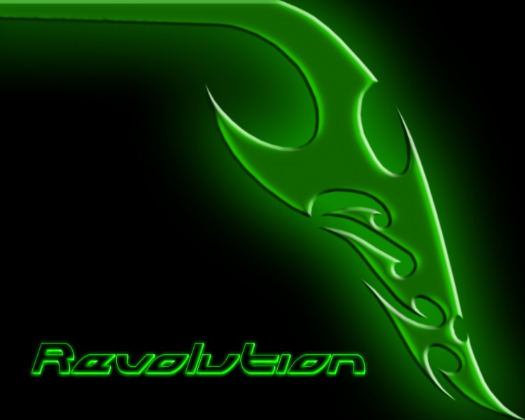 Wallpapers Digital Art Style Tribal Revoltech Sign Green