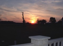 Fonds d'cran Nature coucher de soleil en ALSACE