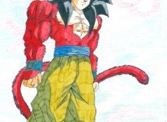 Fonds d'cran Art - Crayon goku 4