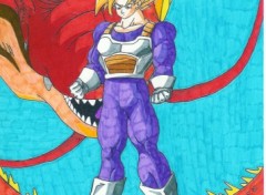 Fonds d'cran Art - Crayon goku