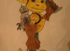 Fonds d'cran Art - Crayon ratchet and clank