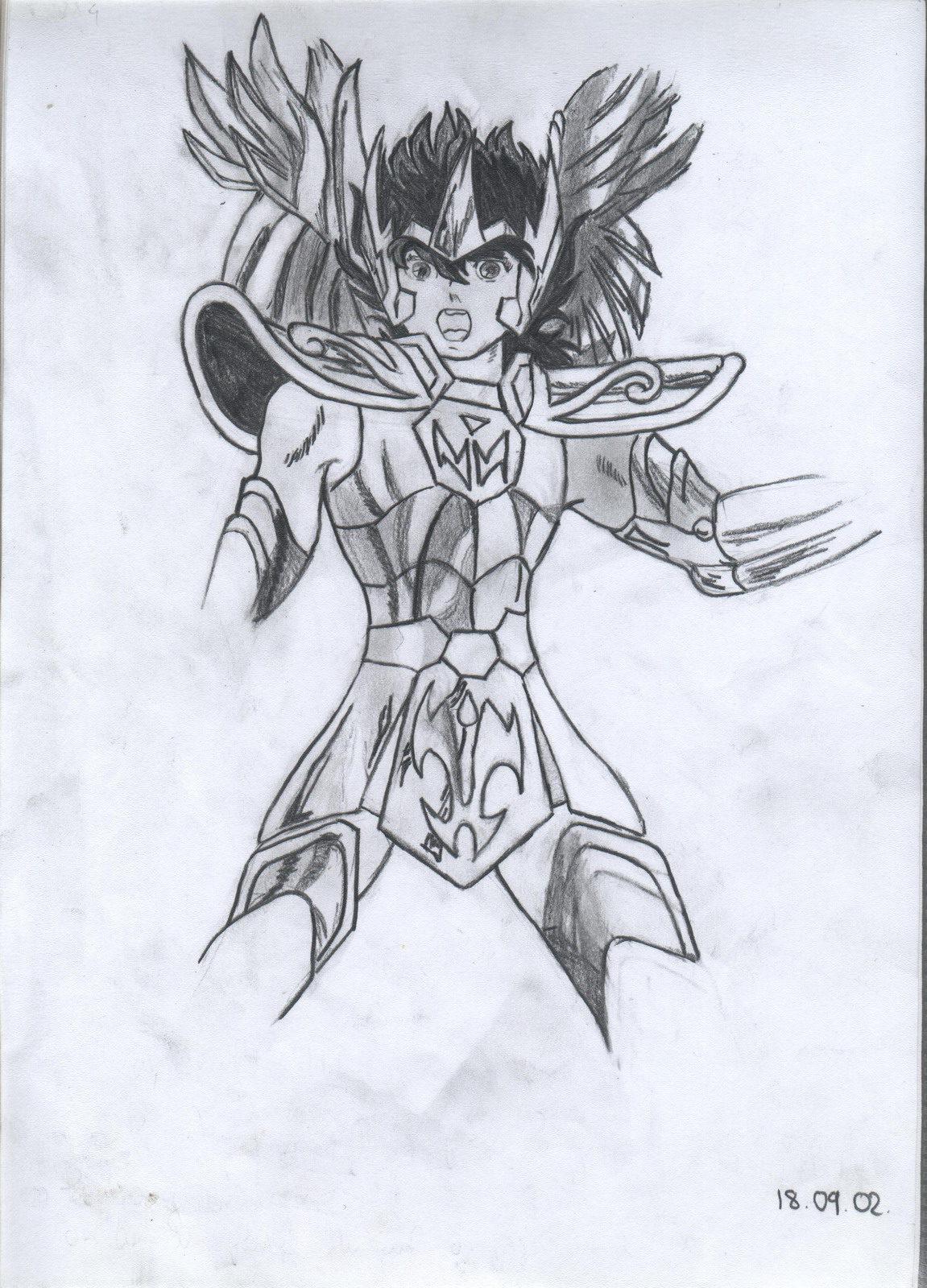 Wallpapers Art - Pencil Manga - Saint Seiya Saint Seiya 01