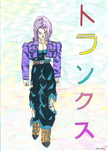 Fonds d'cran Art - Crayon Manga - Dragon Ball Z trunk