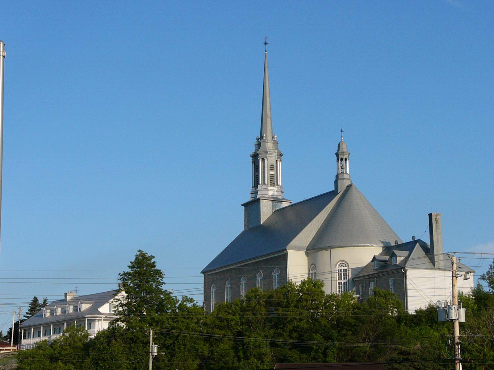 Fonds d'cran Constructions et architecture Edifices Religieux glise Chteau Richer,Qubec