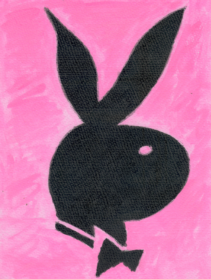 Fonds d'cran Art - Peinture Logotype Playboy