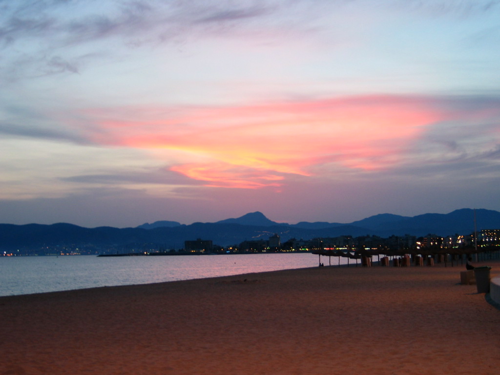 Wallpapers Nature Sunsets and sunrises playa de palma de majorques