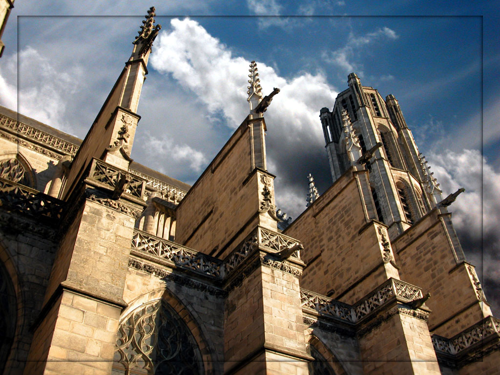 Fonds d'cran Constructions et architecture Edifices Religieux Cathdrale de Limoges