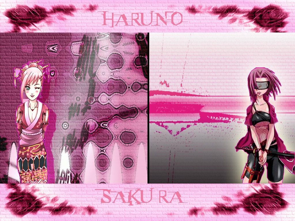 Fonds d'cran Manga Naruto haruna sakura bad rose