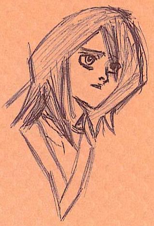 Wallpapers Art - Pencil Manga - Bleach rukia