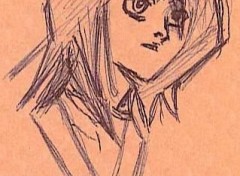 Fonds d'cran Art - Crayon rukia