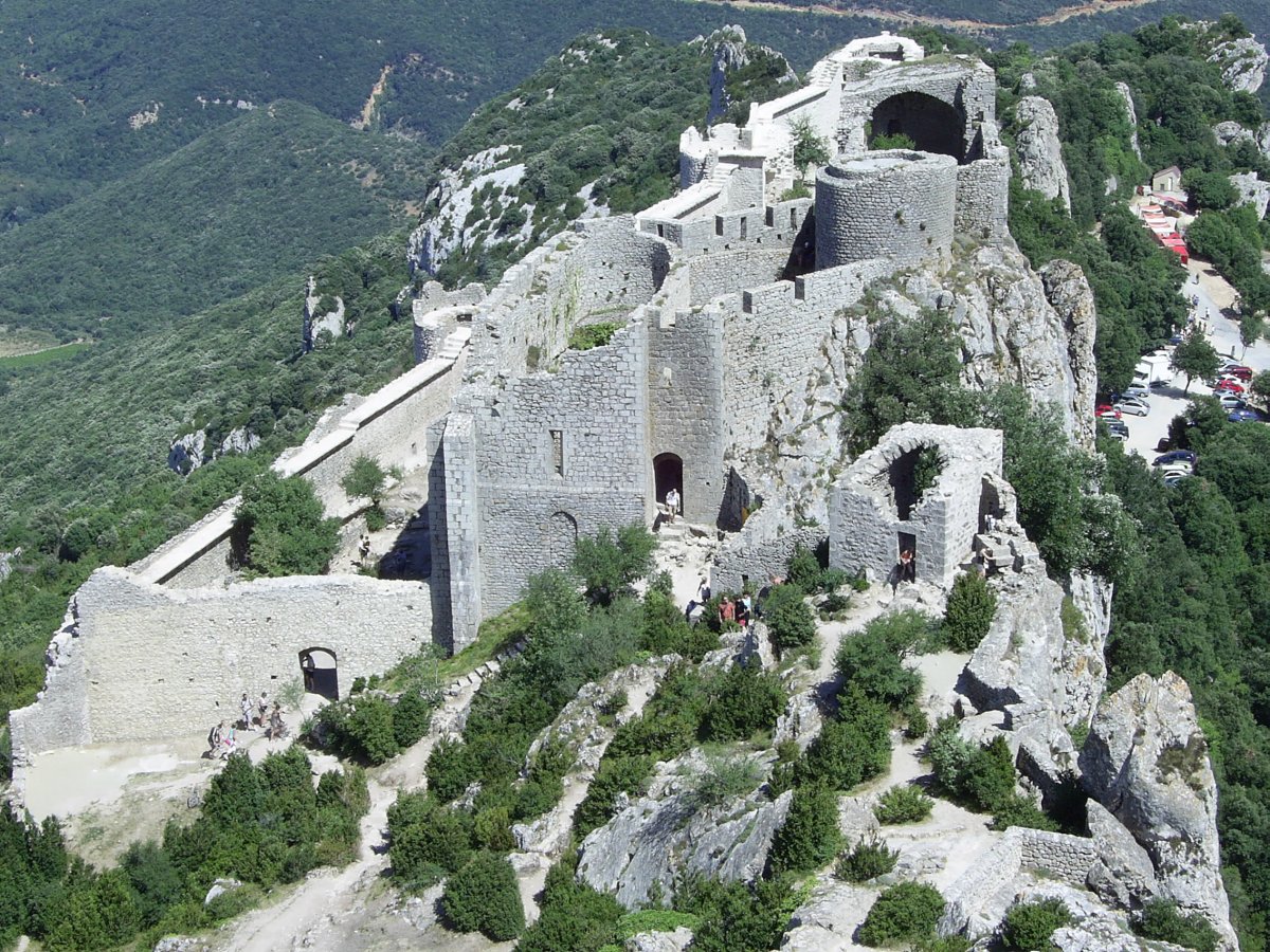 Wallpapers Constructions and architecture Castles - Palace Peyrepertuse