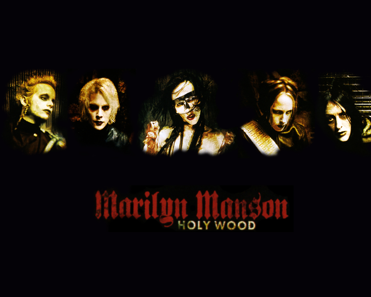 Wallpapers Music Marilyn Manson manson_holywood