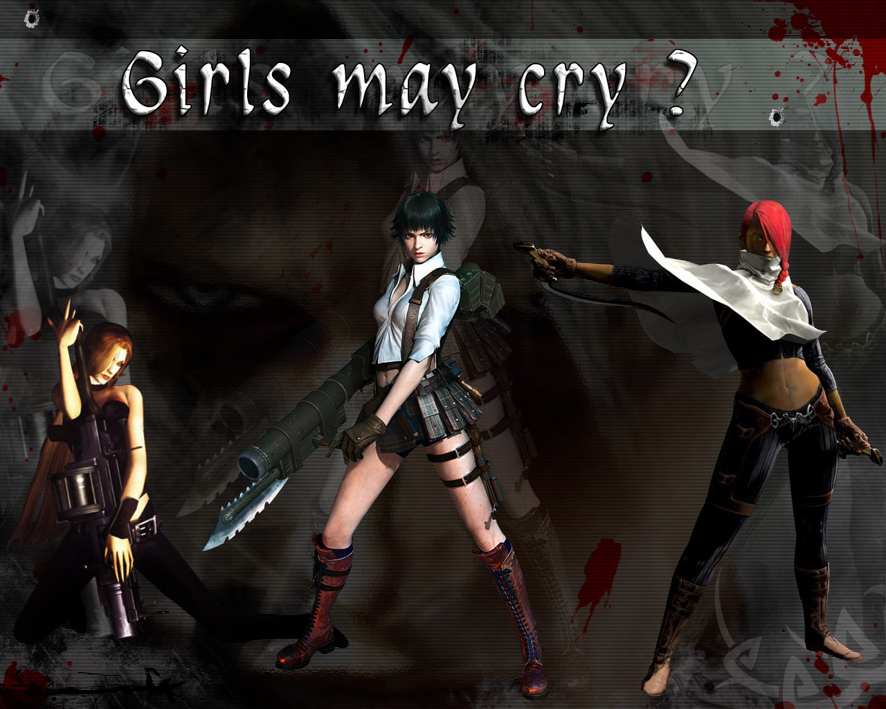 Wallpapers Video Games Devil May Cry 3 Girls may cry ?