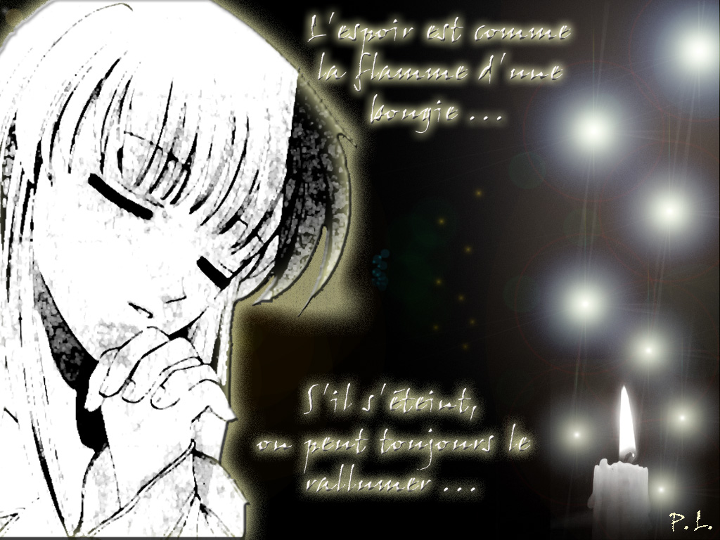 Wallpapers Manga Fruits Basket L'espoir et Tohru ^^