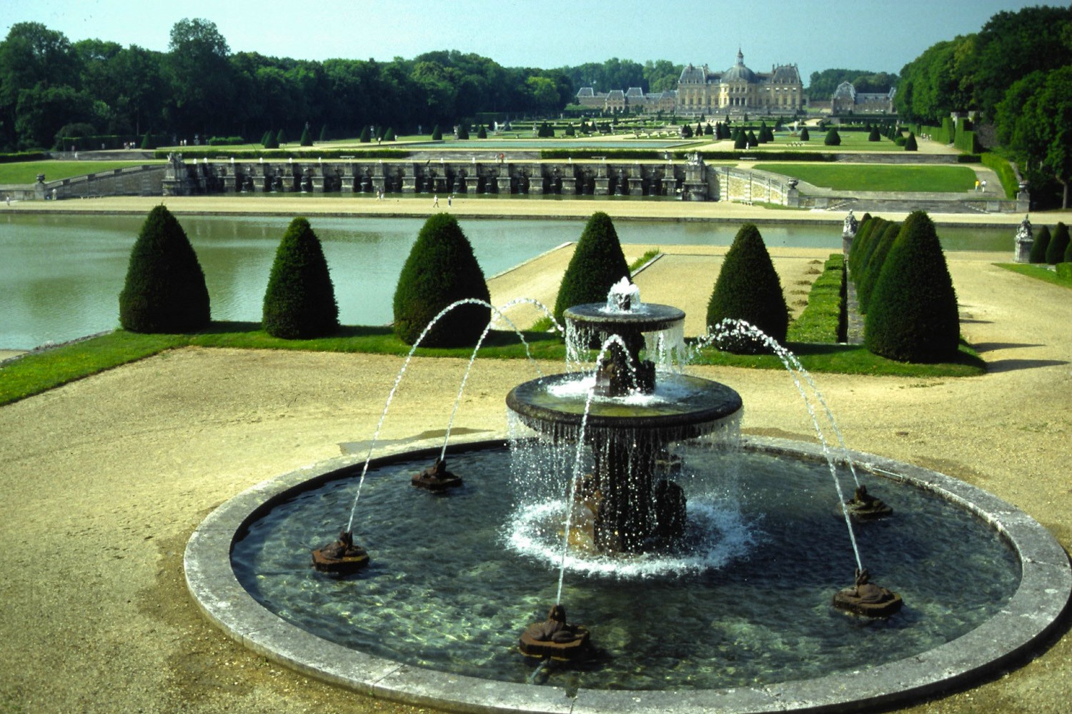 Wallpapers Constructions and architecture Fountains - Water Jets Vaux-le-Vicomte