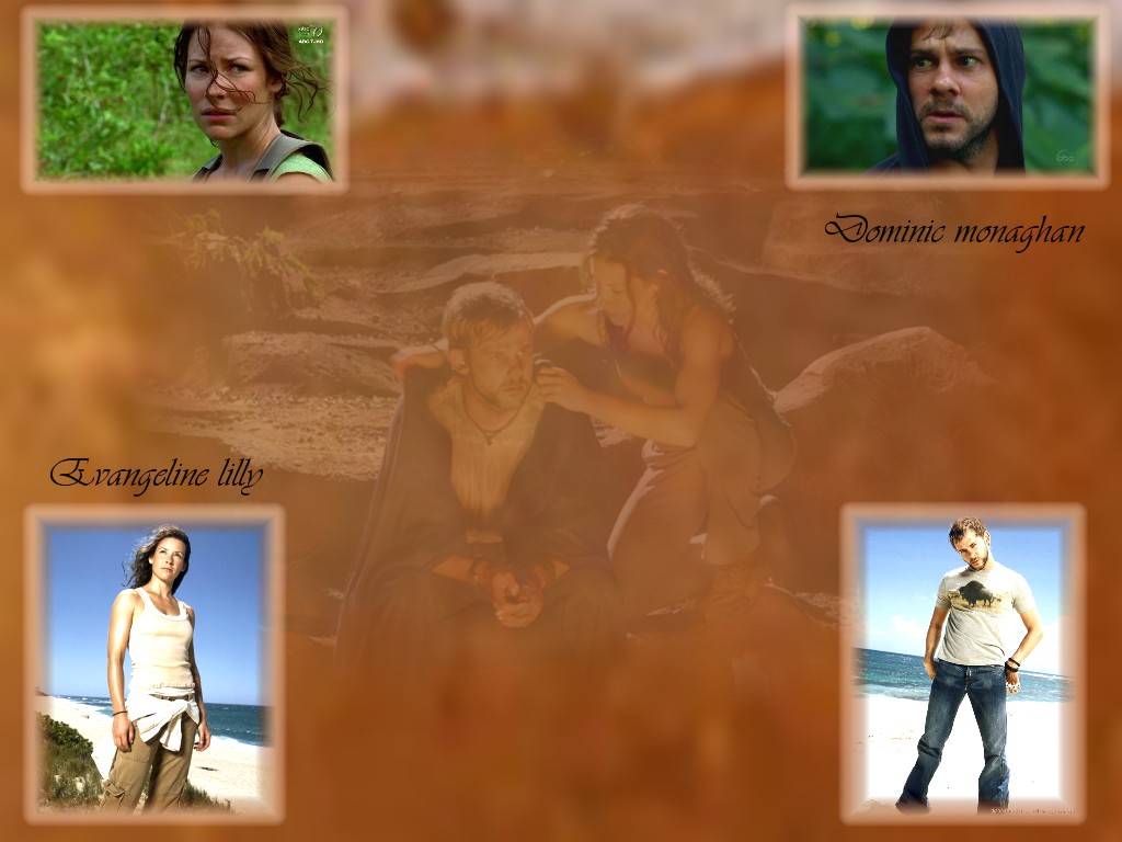 Wallpapers TV Soaps Lost kate et charlie