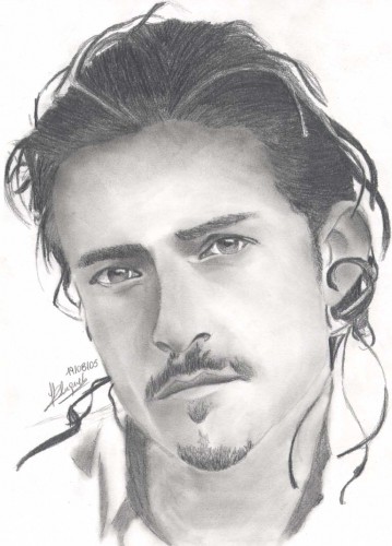 Fonds d'cran Art - Crayon Cinma - Sries TV Orlando Bloom