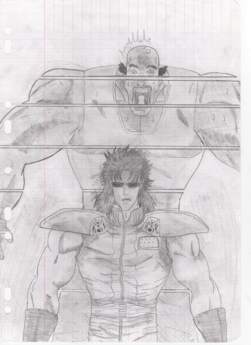 Fonds d'cran Art - Crayon Manga - Divers Rei, Hokuto no Ken