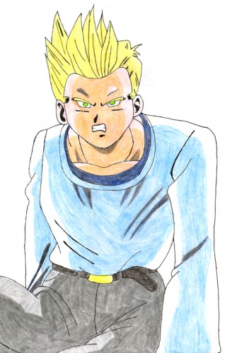 Fonds d'cran Art - Crayon Manga - Dragon Ball Z Sangoten