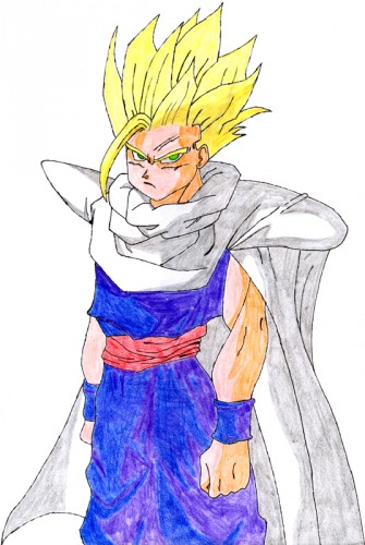 Wallpapers Art - Pencil Manga - Dragon Ball Z Sangohan