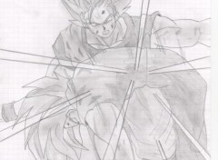 Wallpapers Art - Pencil SANGOKU ET VEGETA