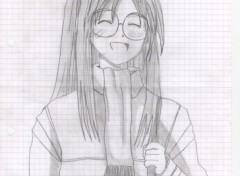 Wallpapers Art - Pencil Naru, Love Hina