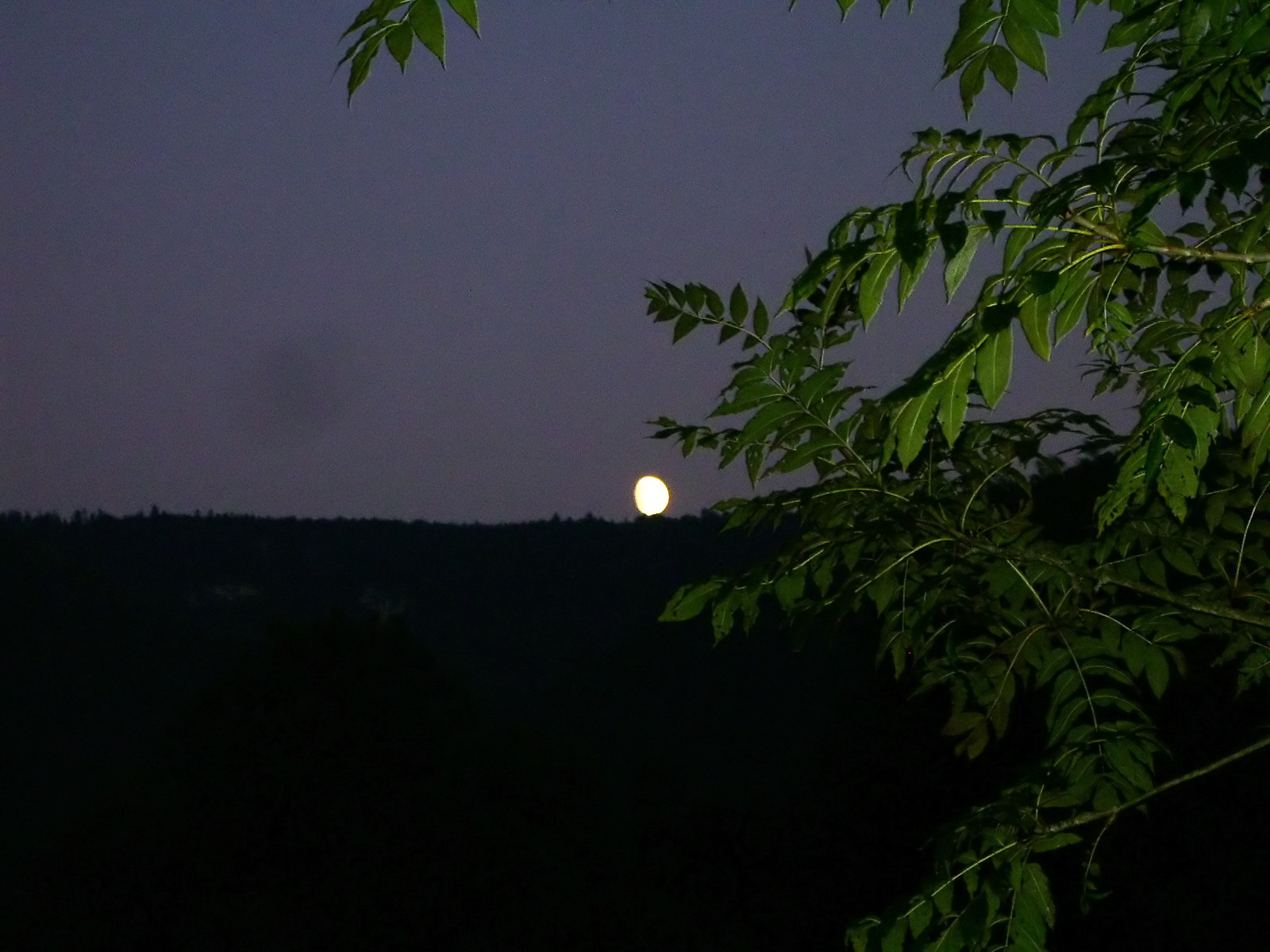 Fonds d'cran Espace Lune Levé de lune