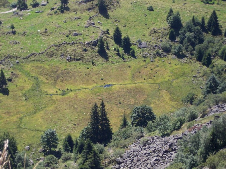 Fonds d'cran Nature Montagnes Marais du lac des truites