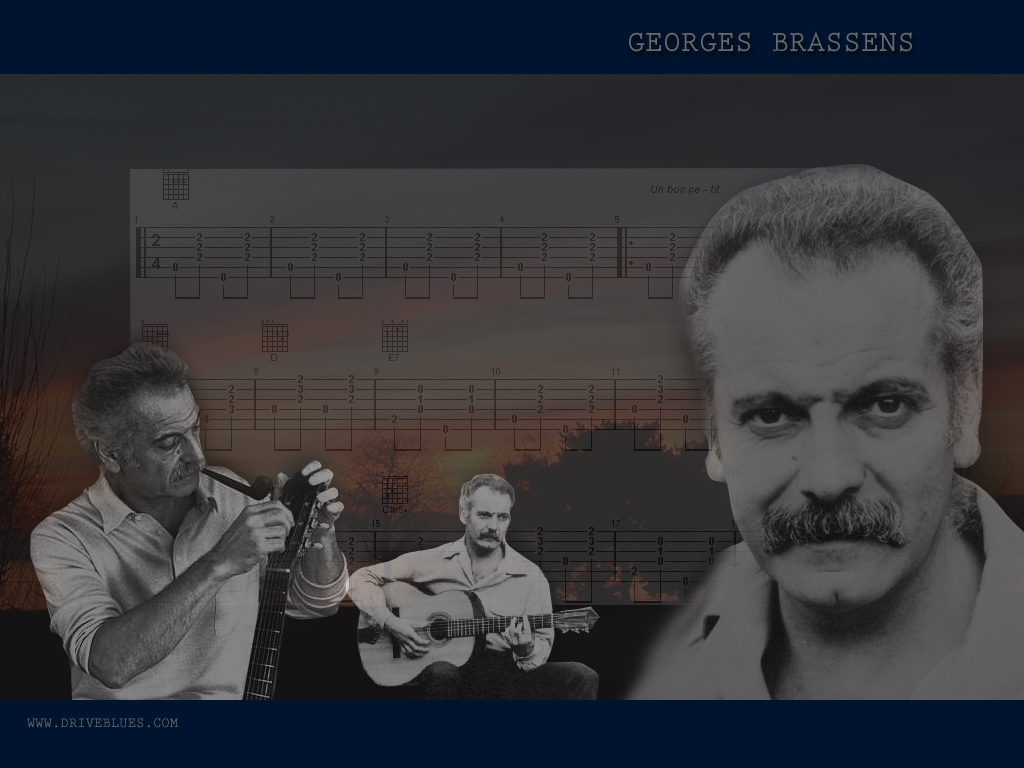 Wallpapers Music Georges Brassens hommage