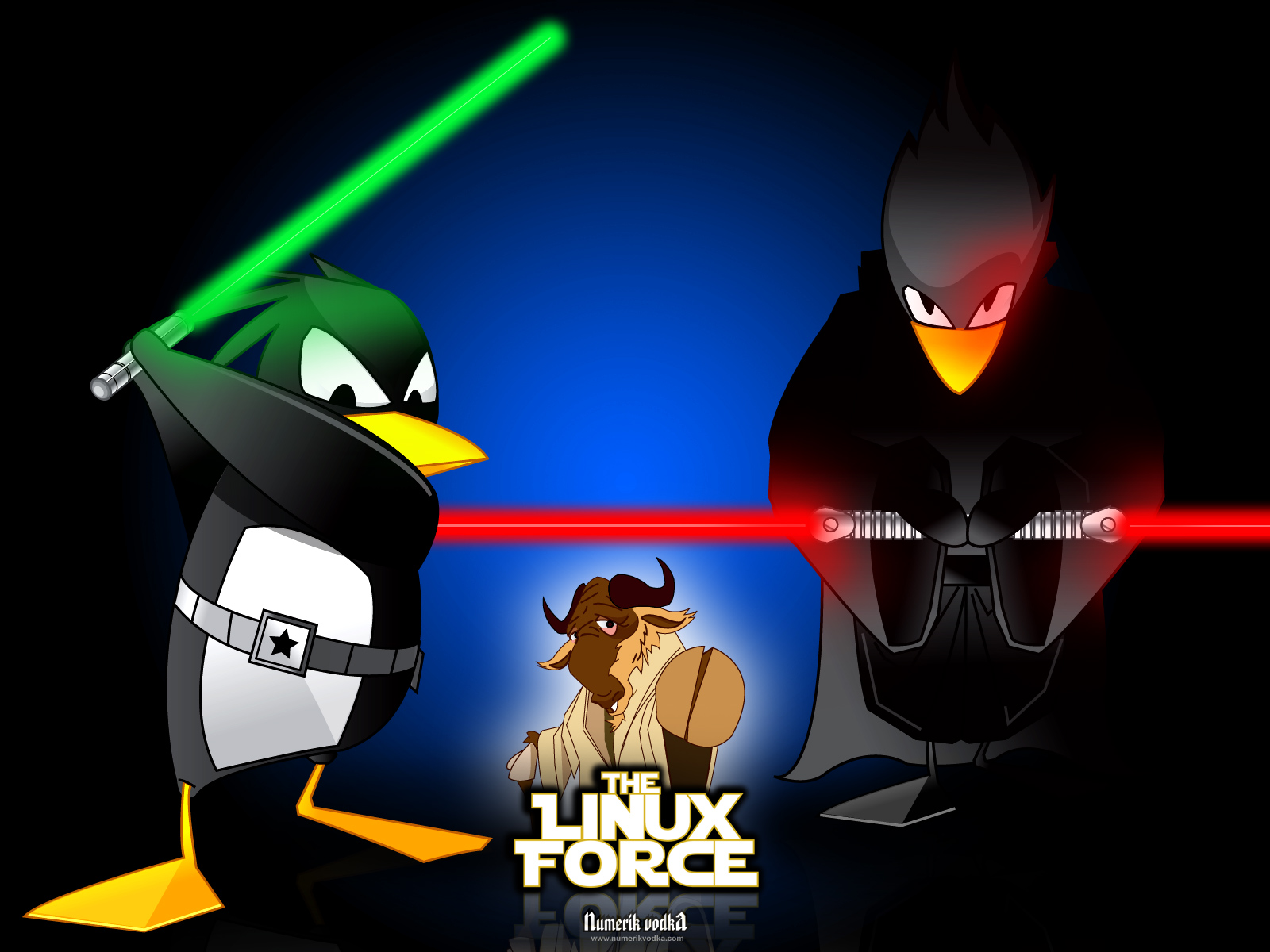 Fonds d'cran Informatique Linux The Linux Force III