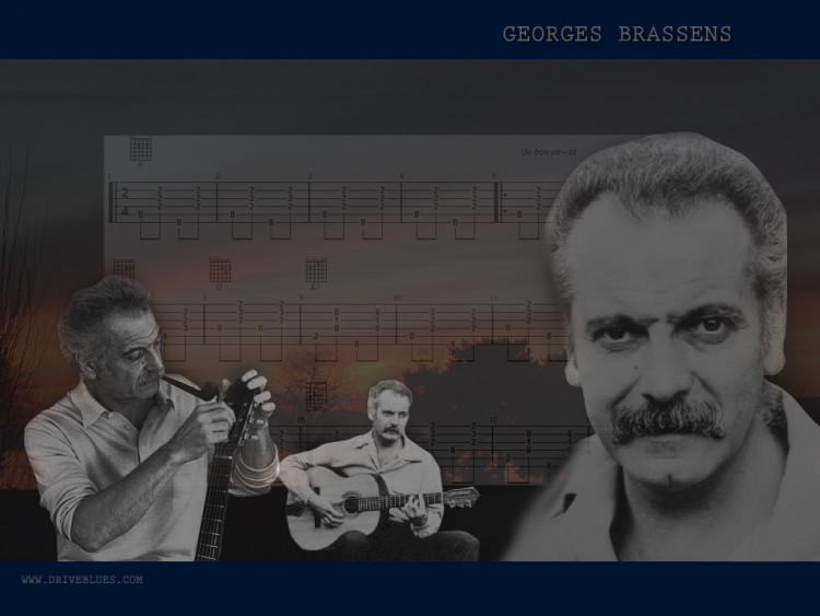 Fonds d'cran Musique Georges Brassens hommage