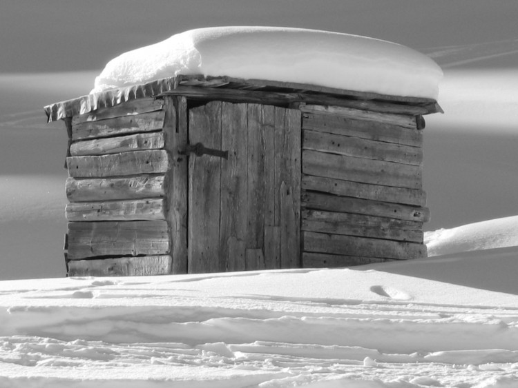 Fonds d'cran Nature Saisons - Hiver wc d'altitude