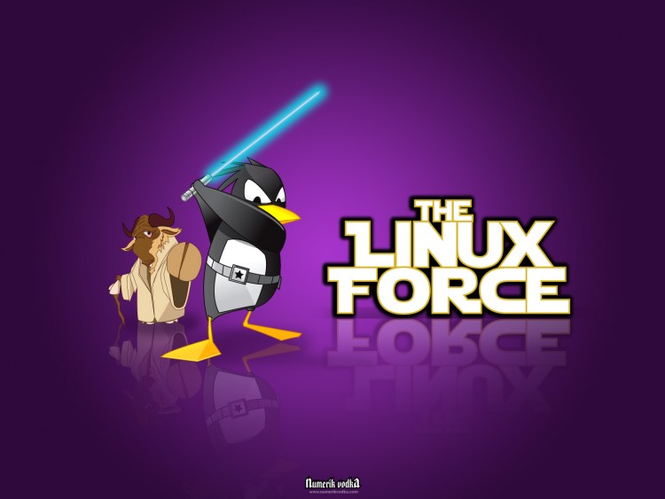 Fonds d'cran Informatique Linux The Linux Force I